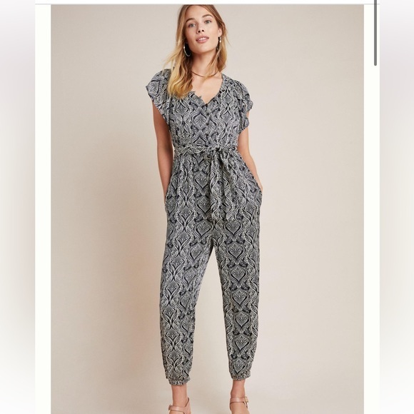 Anthropologie Zadie keyhole Jumpsuit women’s size 0 - Picture 1 of 11